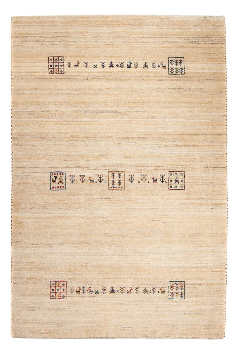 Tapis Gabbeh - Loribaft Persan - 159 x 100 cm - beige