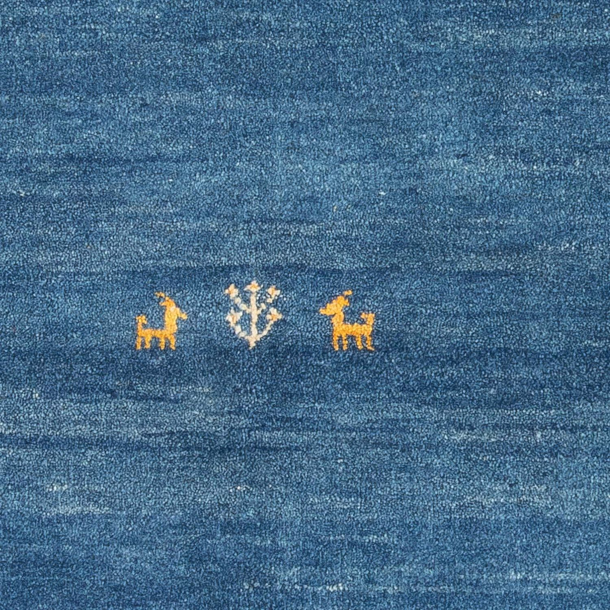 Tapis Gabbeh - Persan - 145 x 106 cm - bleu