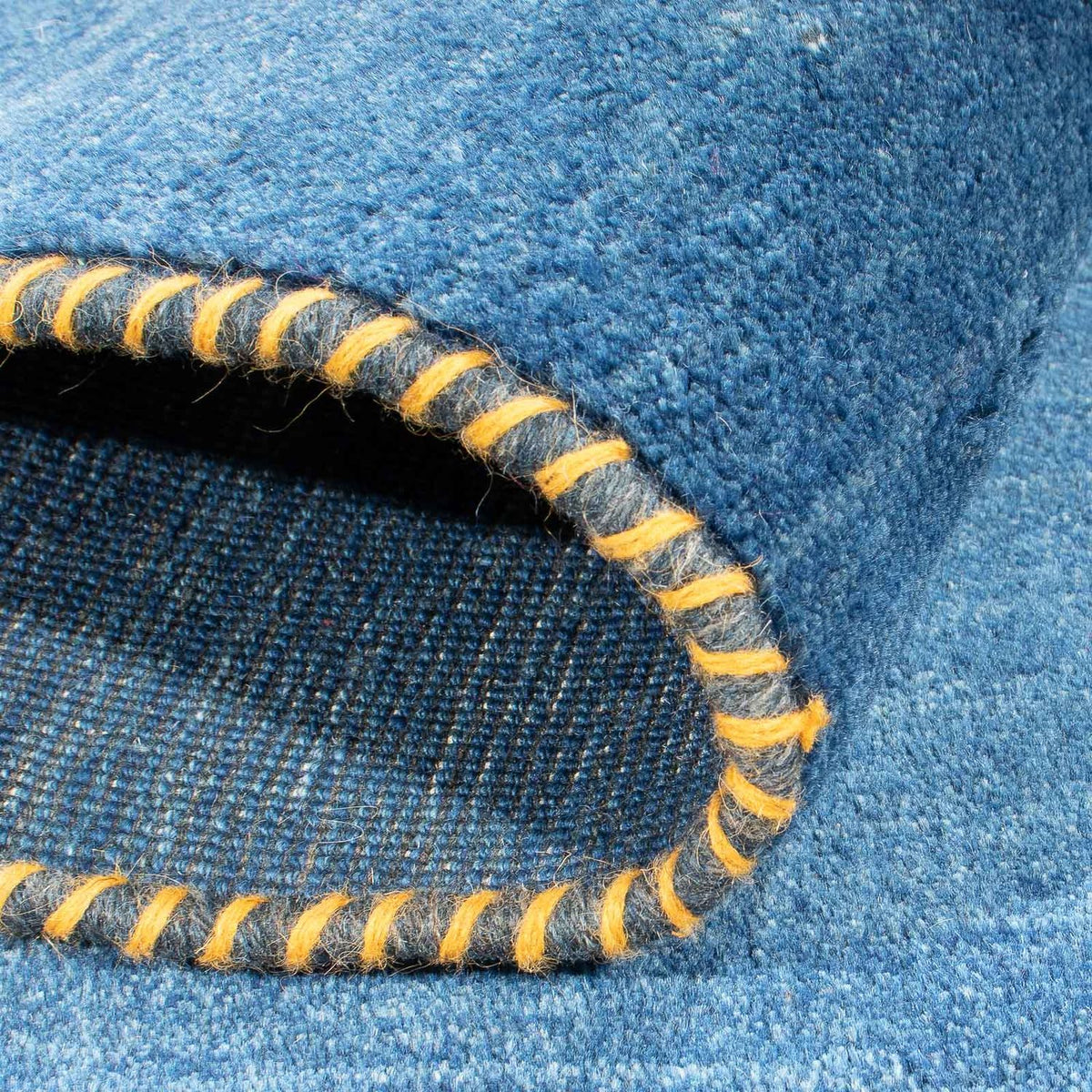 Tapis Gabbeh - Persan - 145 x 106 cm - bleu