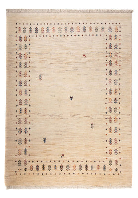 Tapis Gabbeh - Loribaft Persan - 158 x 110 cm - naturel