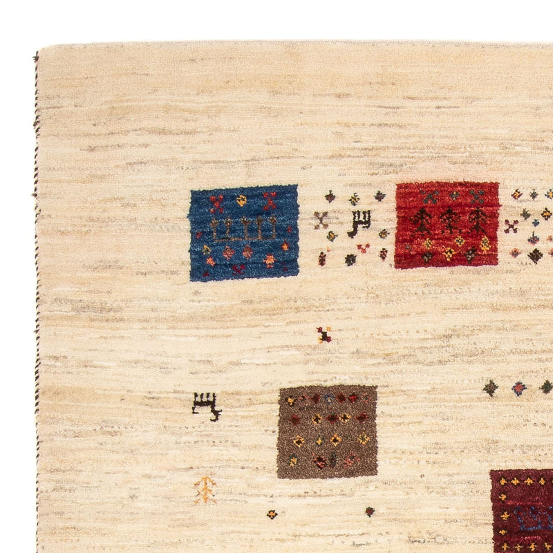 Tapis Gabbeh - Loribaft Persan - 185 x 128 cm - multicolore