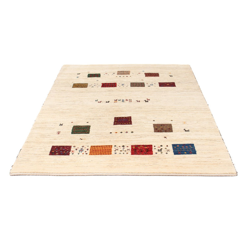 Tapis Gabbeh - Loribaft Persan - 185 x 128 cm - multicolore