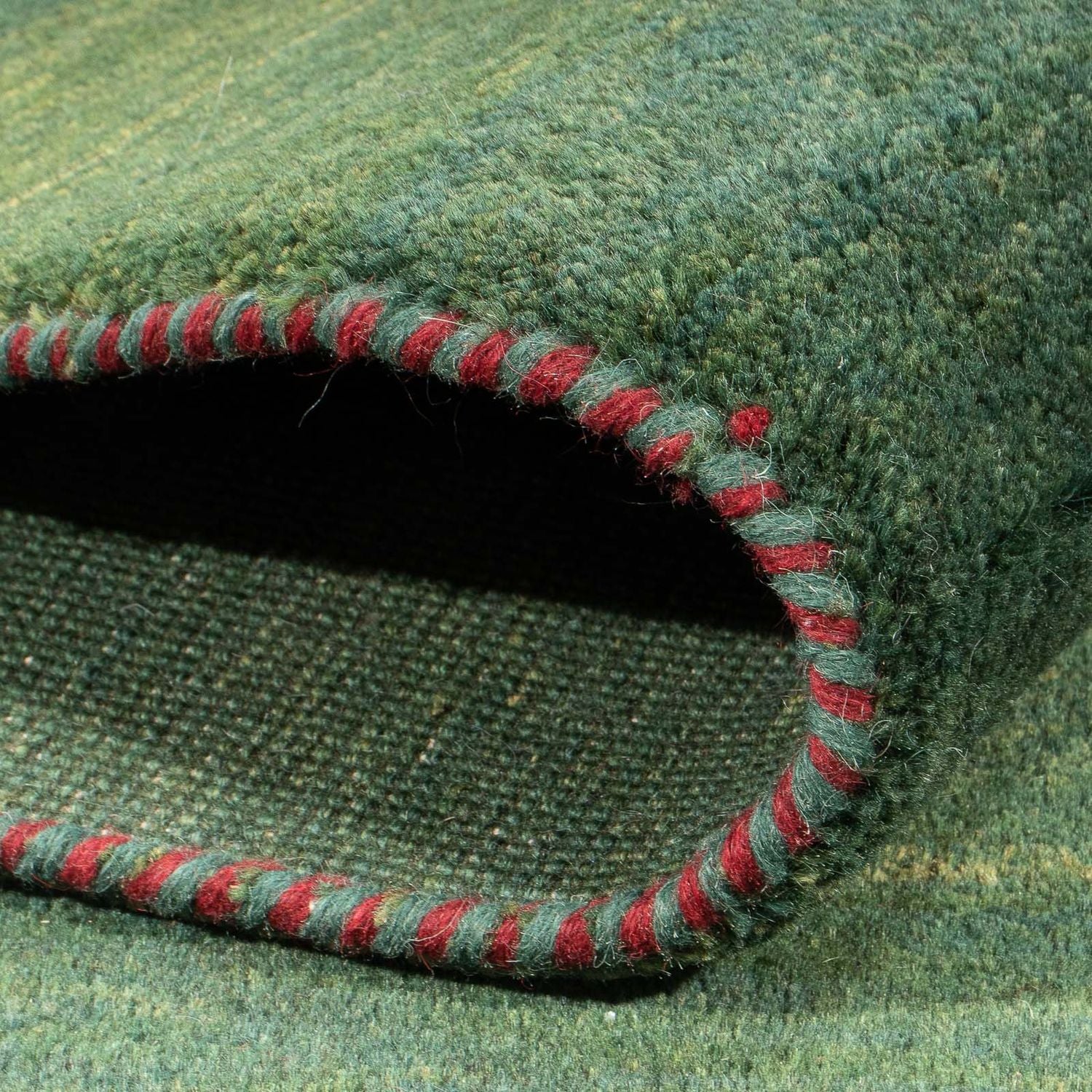 Tapis Gabbeh - Persan - 200 x 150 cm - vert