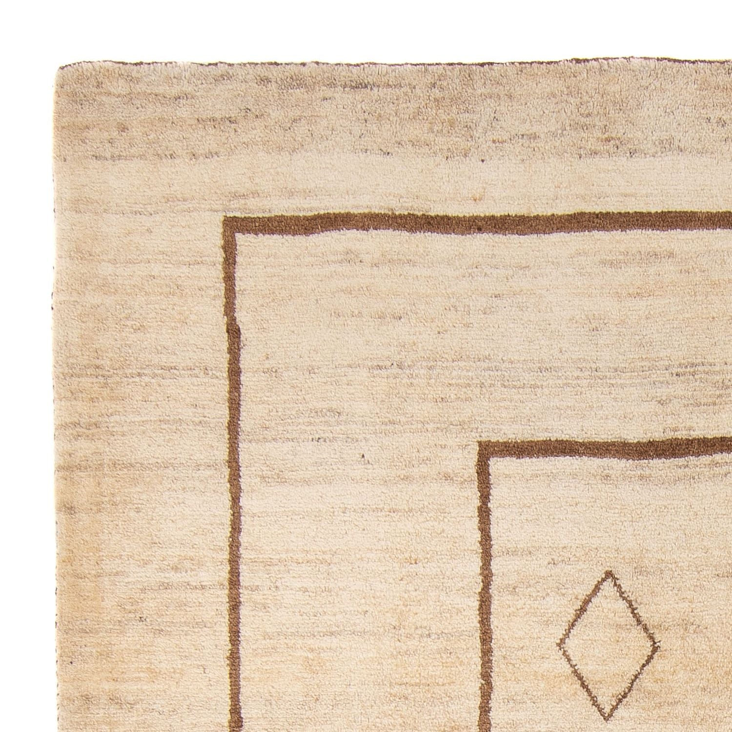 Tapis berbère - 203 x 164 cm - beige