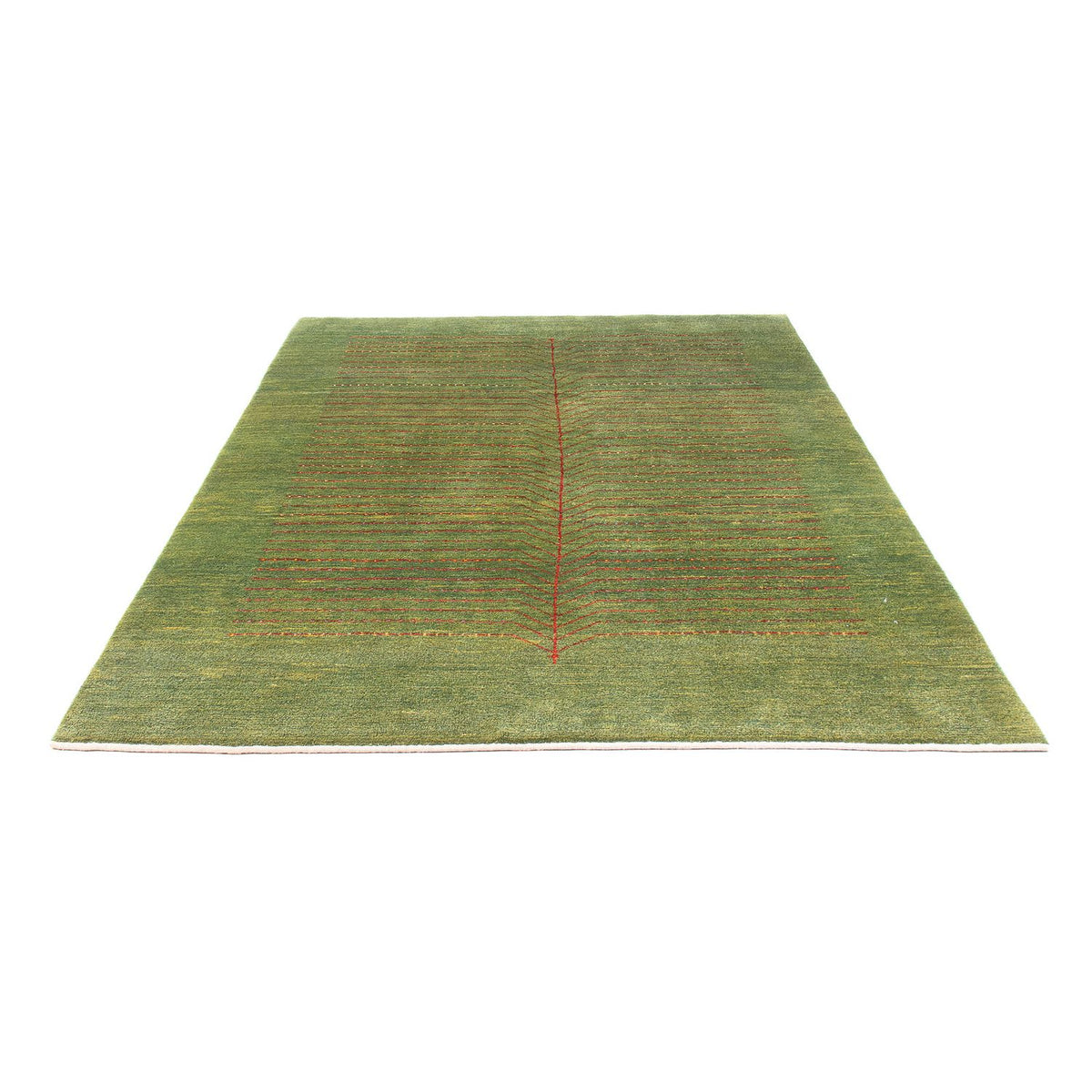 Tapis Gabbeh - Persan - 241 x 173 cm - vert