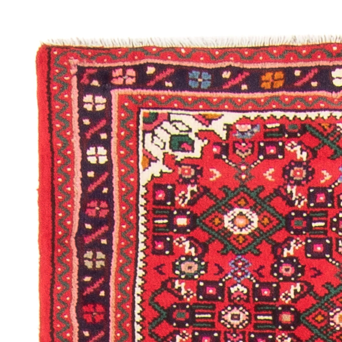 Tapis de couloir Tapis persan - Nomadic - 291 x 71 cm - rouge