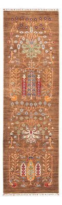 Tapis de couloir Tapis Ziegler - Ariana - 292 x 79 cm - marron