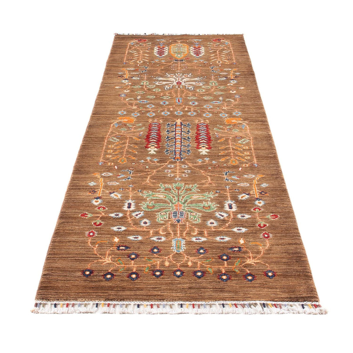 Tapis de couloir Tapis Ziegler - Ariana - 292 x 79 cm - marron