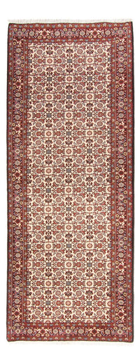 Tapis de couloir Tapis persan - Bidjar - 254 x 86 cm - beige