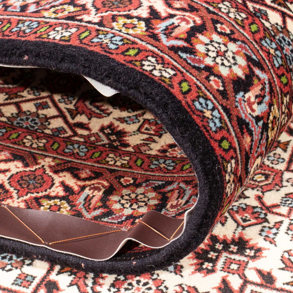 Tapis de couloir Tapis persan - Bidjar - 254 x 86 cm - beige