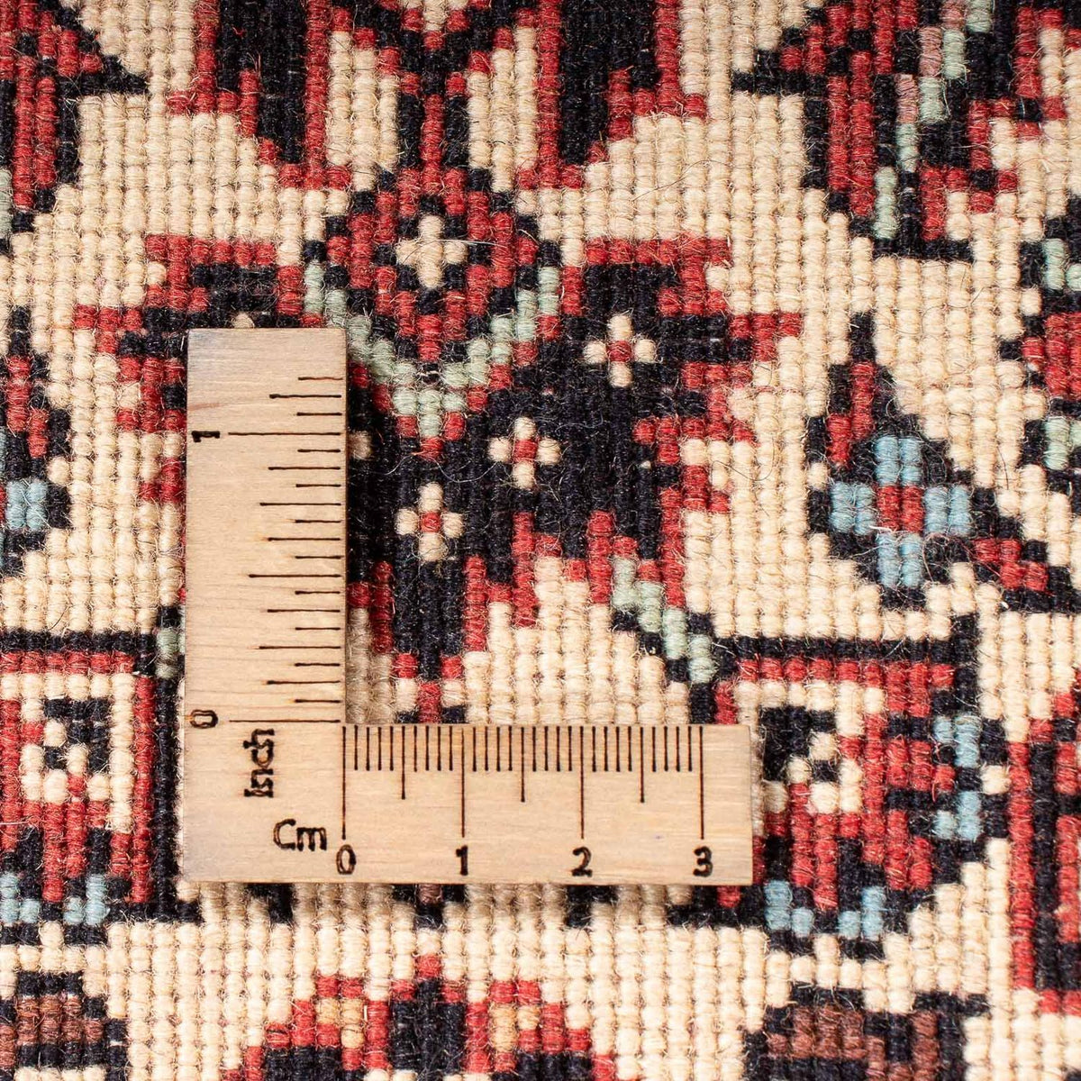 Tapis de couloir Tapis persan - Bidjar - 254 x 86 cm - beige