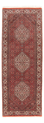 Tapis de couloir Tapis persan - Bidjar - 236 x 80 cm - rouge