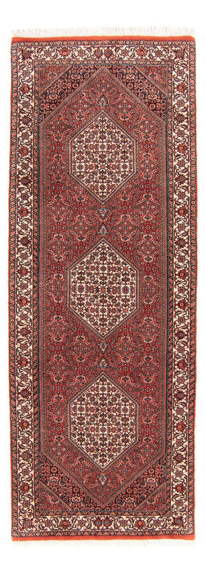 Tapis de couloir Tapis persan - Bidjar - 236 x 80 cm - rouge