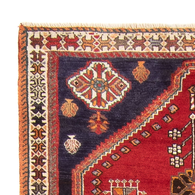 Tapis de couloir Tapis Gabbeh - Persan Kashkuli - 234 x 82 cm - rouge