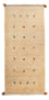 Tapis de couloir Tapis Gabbeh - Persan - 200 x 82 cm - beige