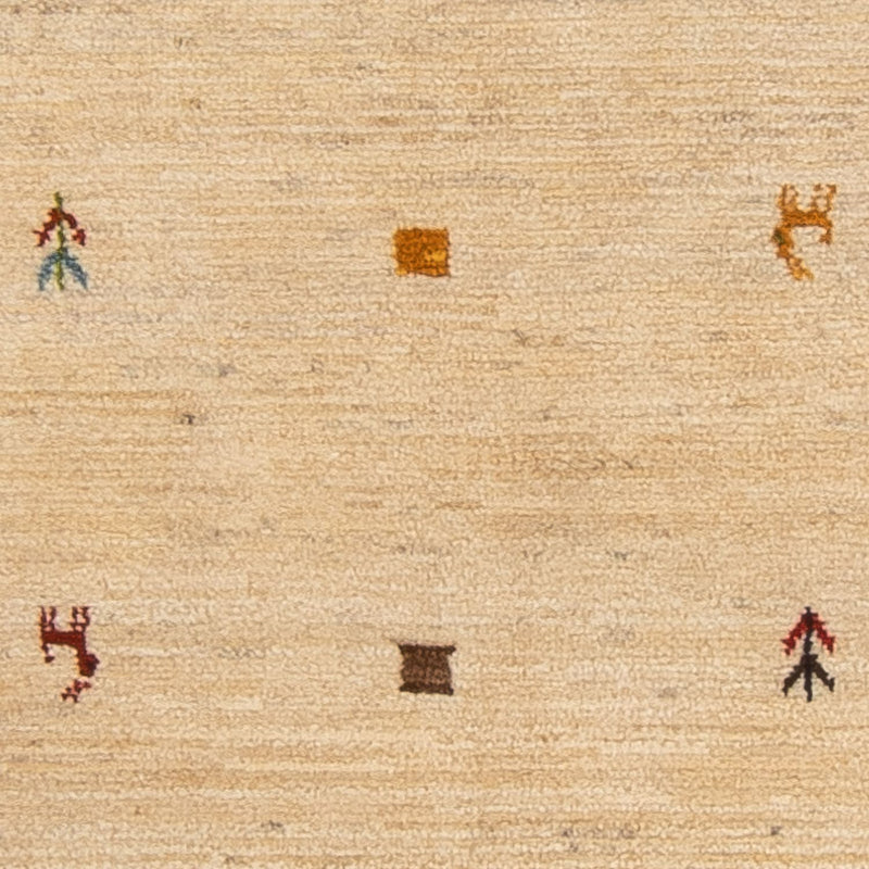Tapis de couloir Tapis Gabbeh - Persan - 200 x 82 cm - beige