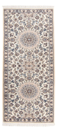 Tapis de couloir Tapis persan - Nain - Royal - 208 x 82 cm - beige