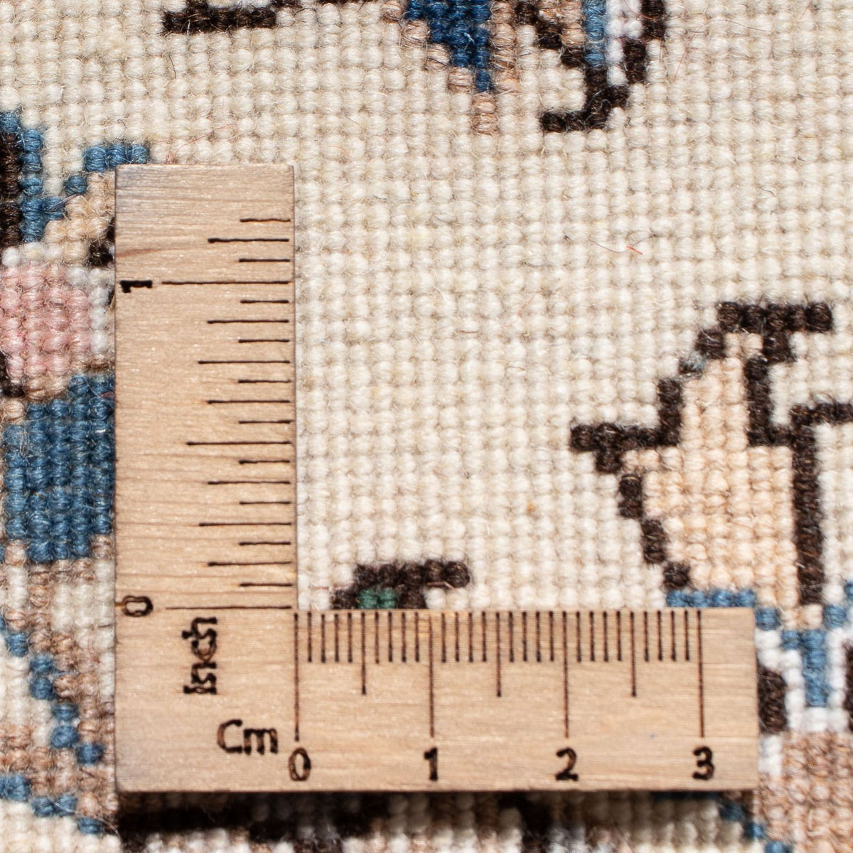Tapis de couloir Tapis persan - Nain - Royal - 210 x 82 cm - beige