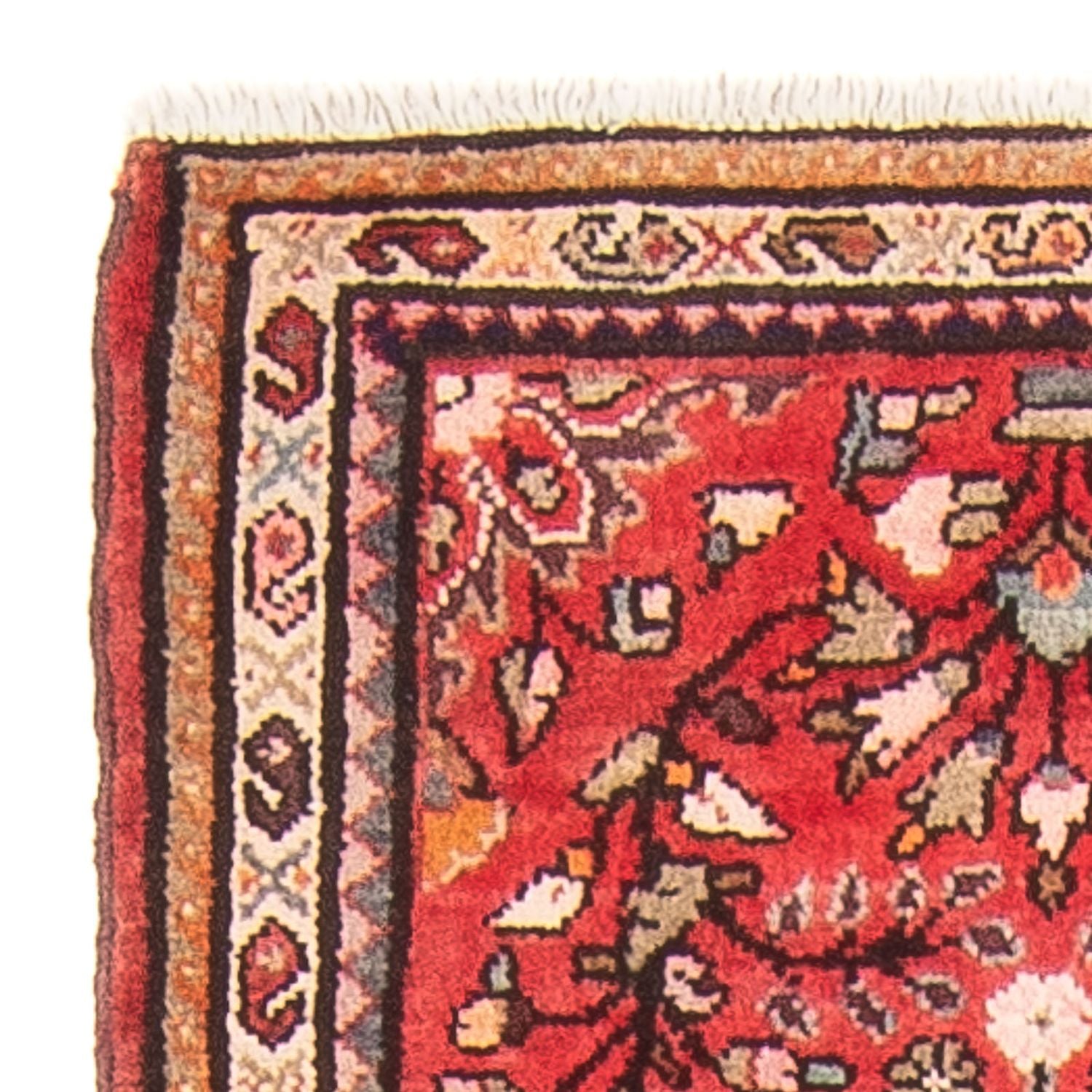 Tapis de couloir Tapis persan - Nomadic - 177 x 62 cm - rouge