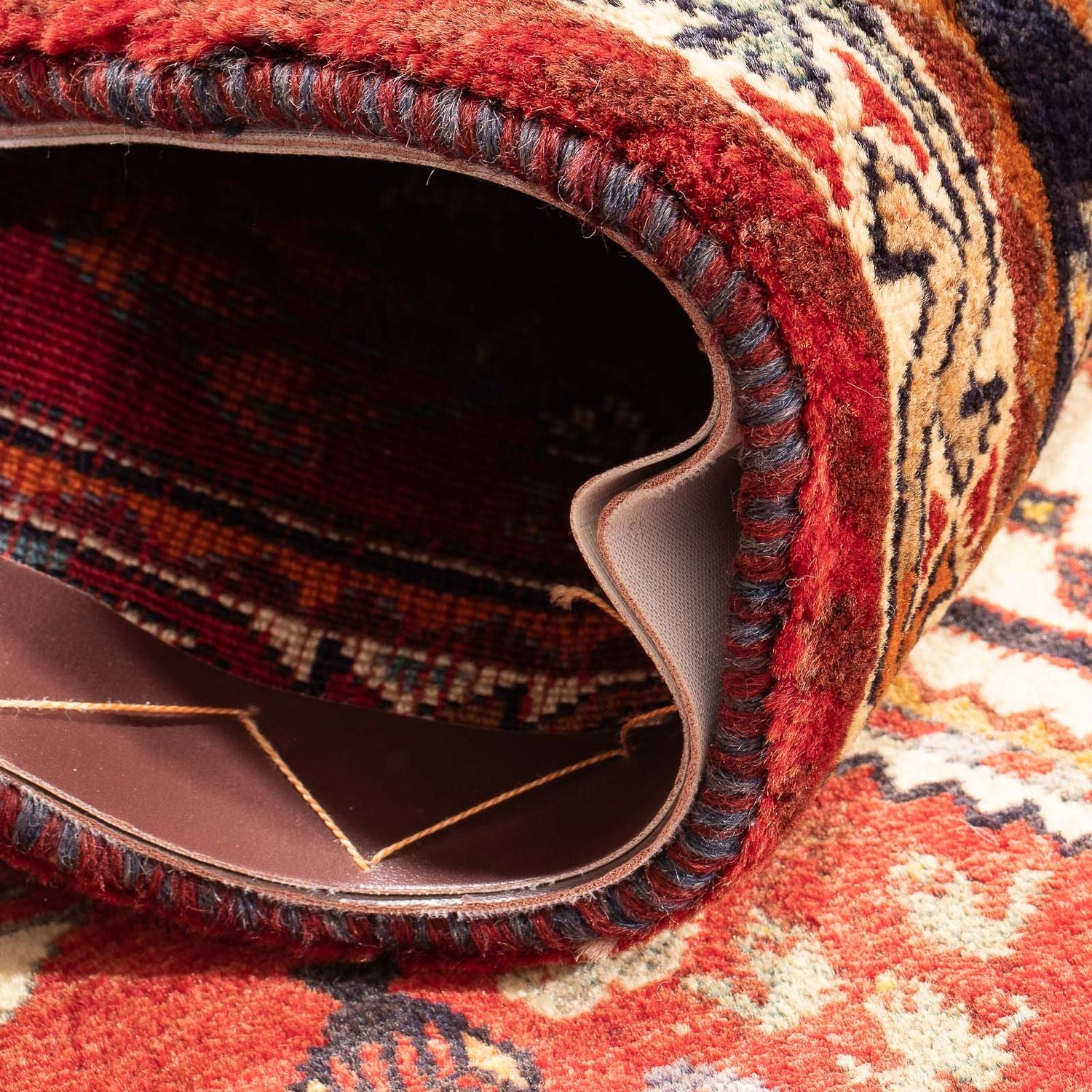 Tapis de couloir Tapis persan - Nomadic - 172 x 82 cm - rouge