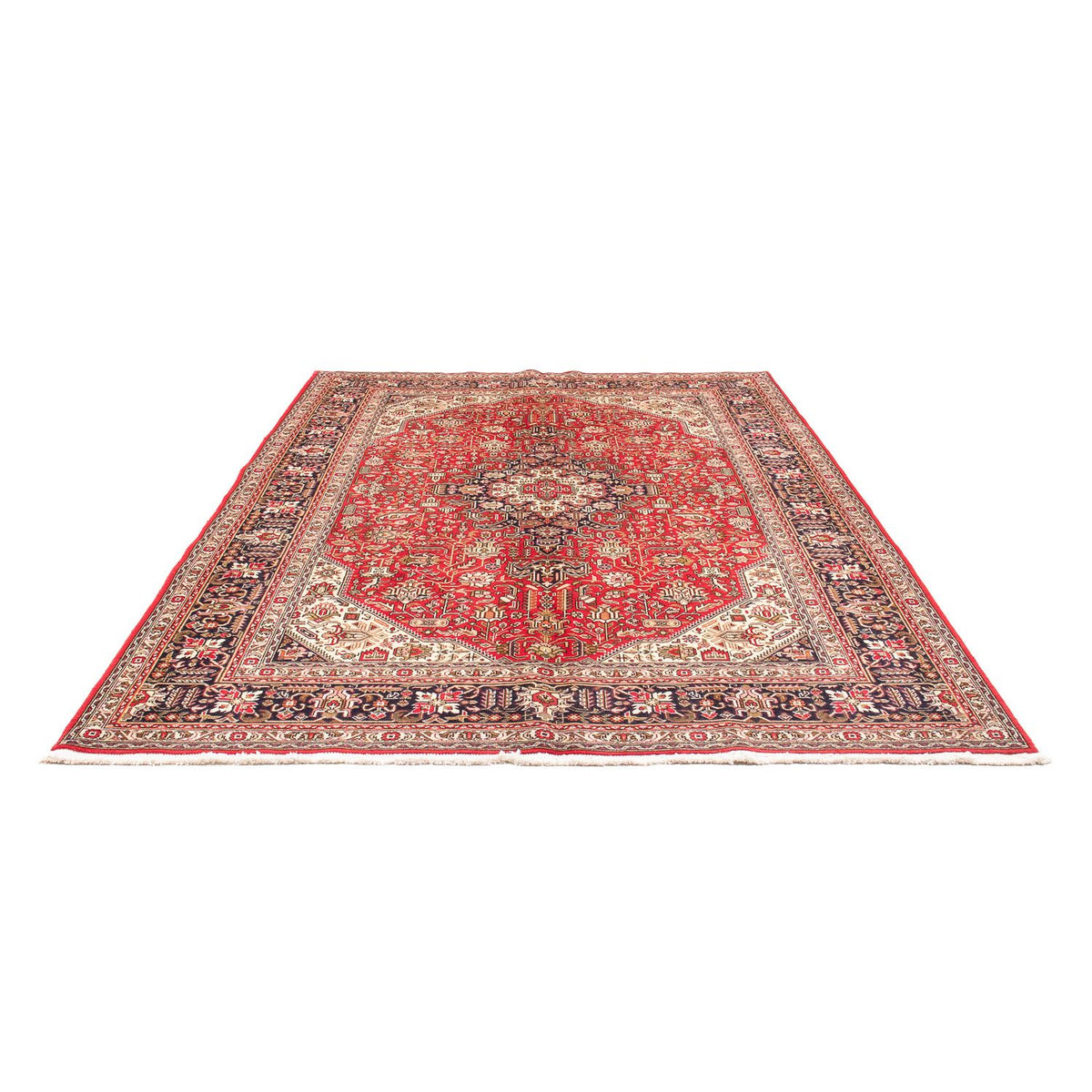 Tapis persan - Tabriz - 300 x 195 cm - rouge