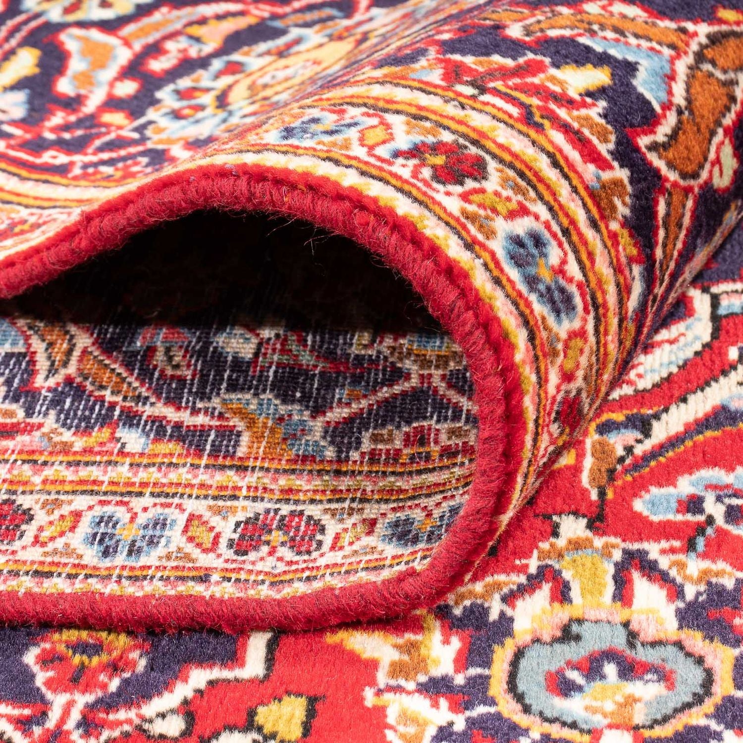 Tapis persan - Keshan - 290 x 195 cm - rouge
