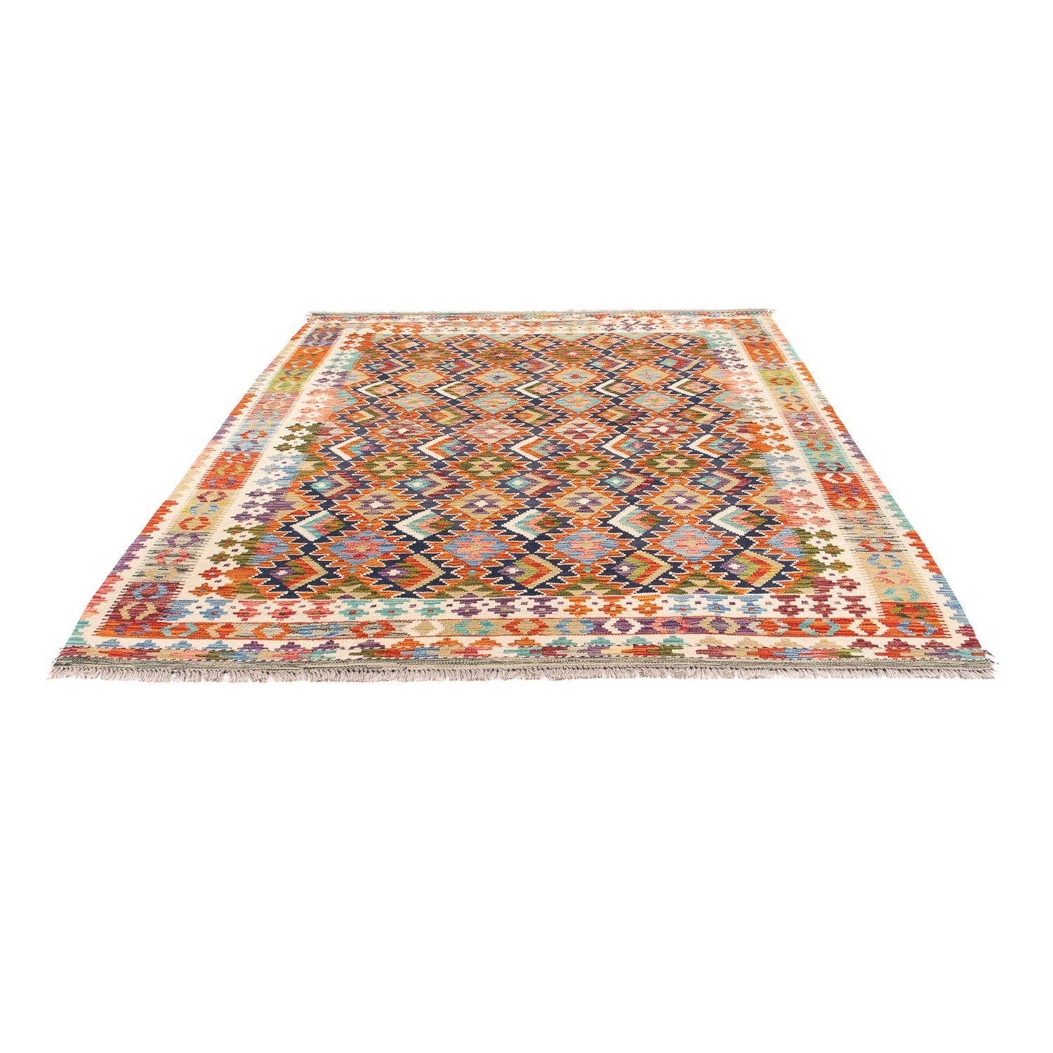 Tapis Kelim - Oriental - 250 x 184 cm - multicolore