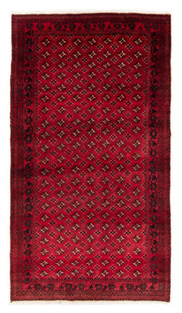 Tapis Turkaman - 239 x 130 cm - rouge