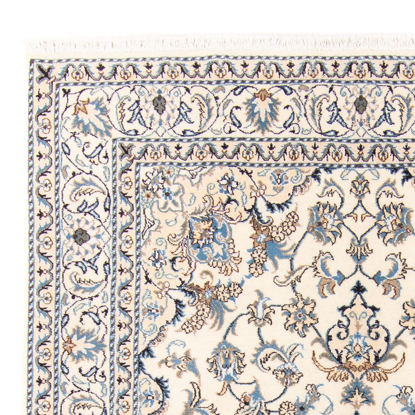 Tapis persan - Nain - 237 x 167 cm - beige