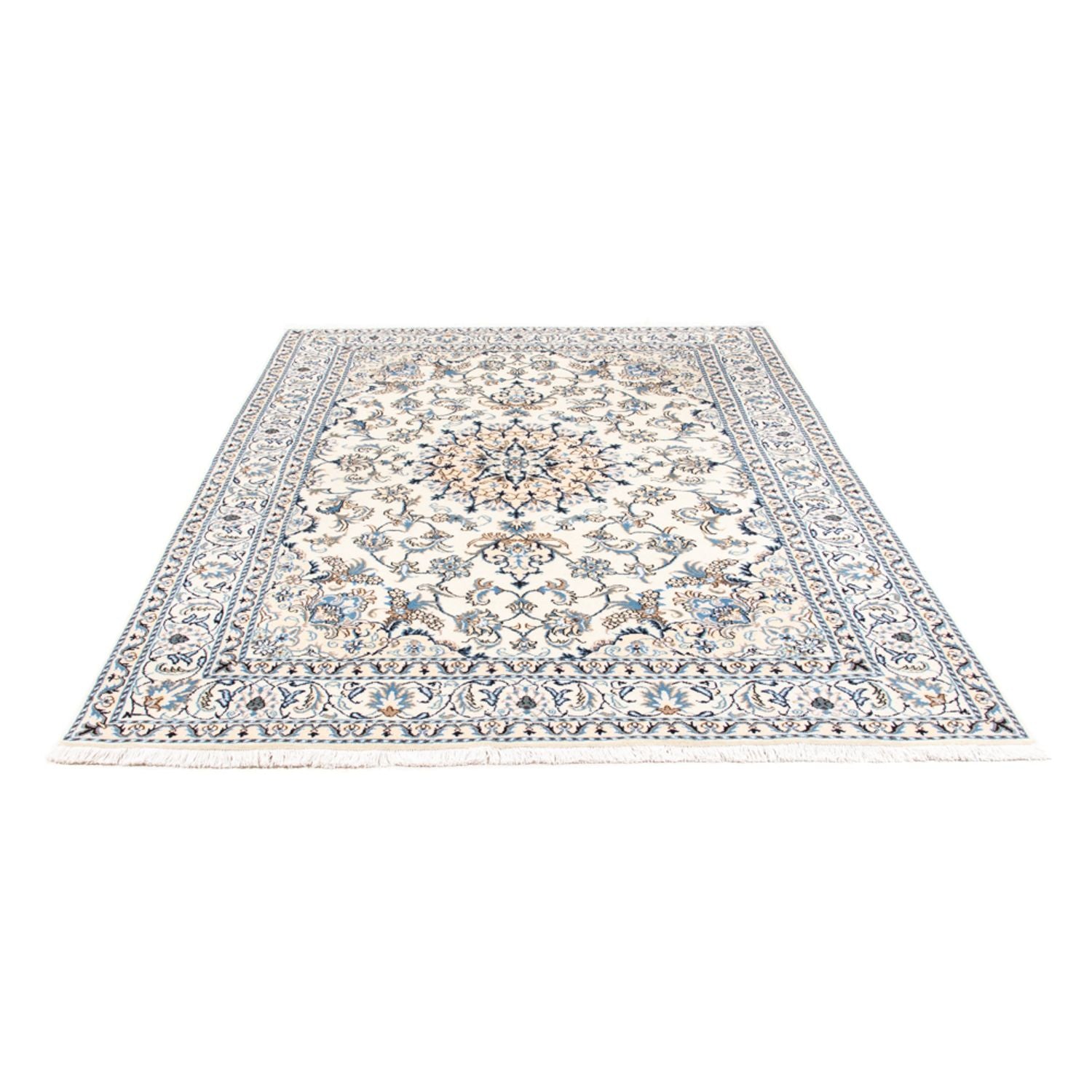 Tapis persan - Nain - 237 x 167 cm - beige