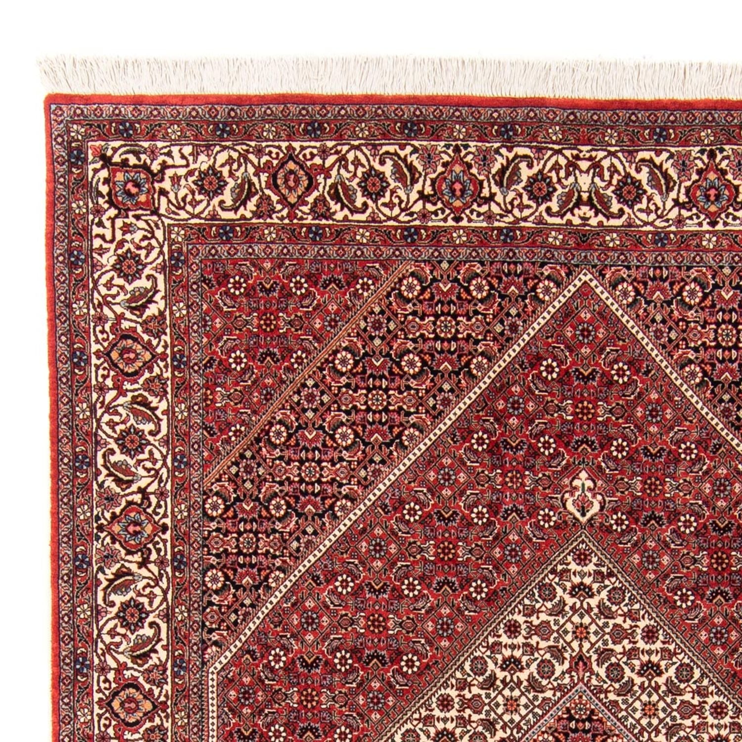 Tapis persan - Bidjar - 252 x 174 cm - rouge