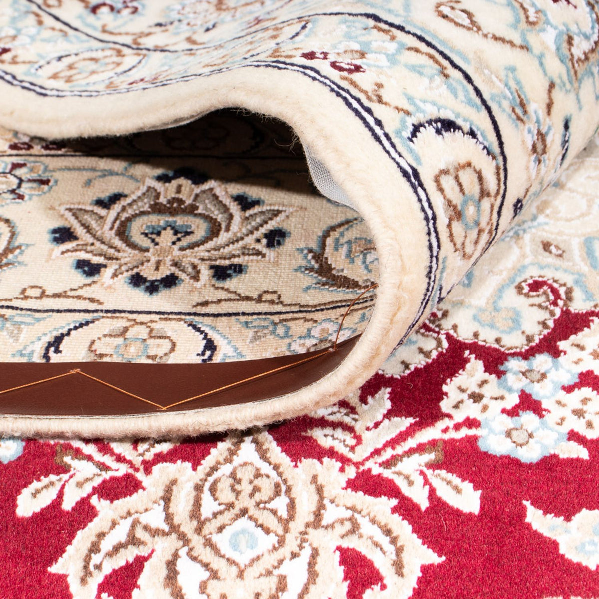 Tapis persan - Nain - Royal - 245 x 150 cm - rouge