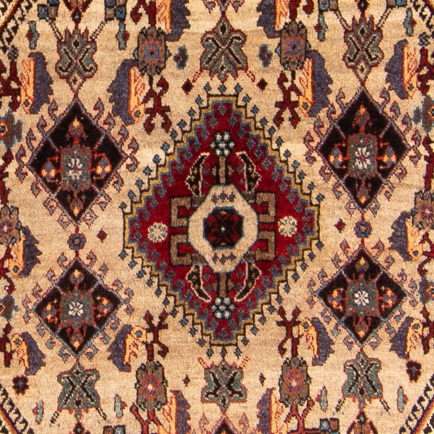 Tapis persan - Nomadic - 175 x 112 cm - beige