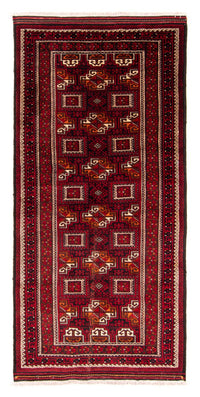 Tapis de couloir Tapis Belutsch - 190 x 90 cm - rouge