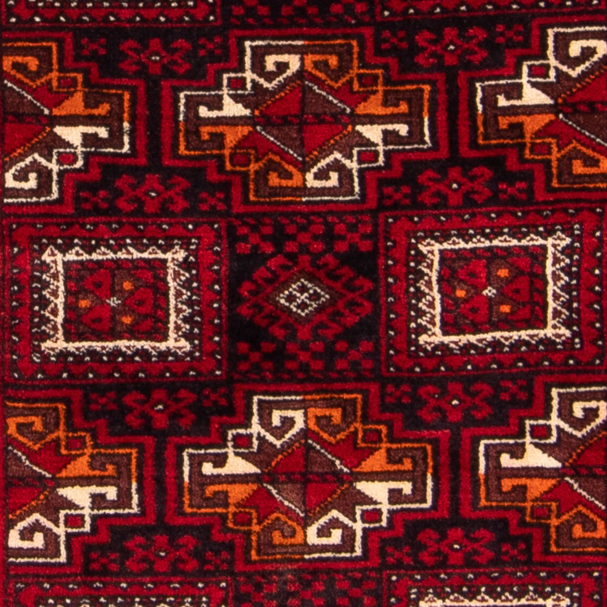 Tapis de couloir Tapis Belutsch - 190 x 90 cm - rouge