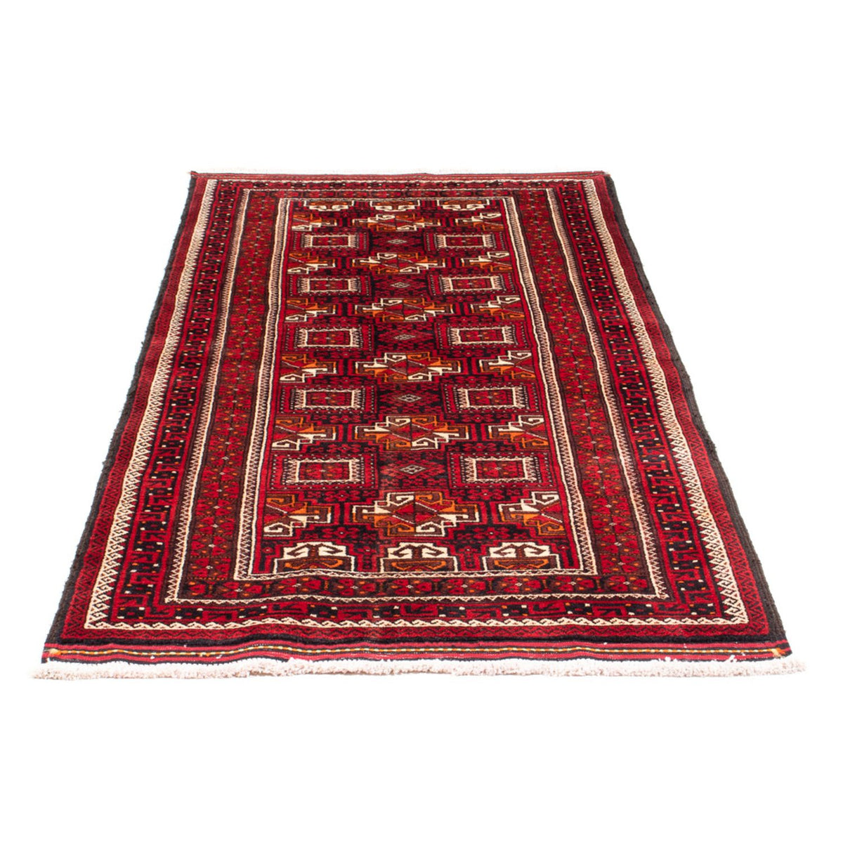 Tapis de couloir Tapis Belutsch - 190 x 90 cm - rouge