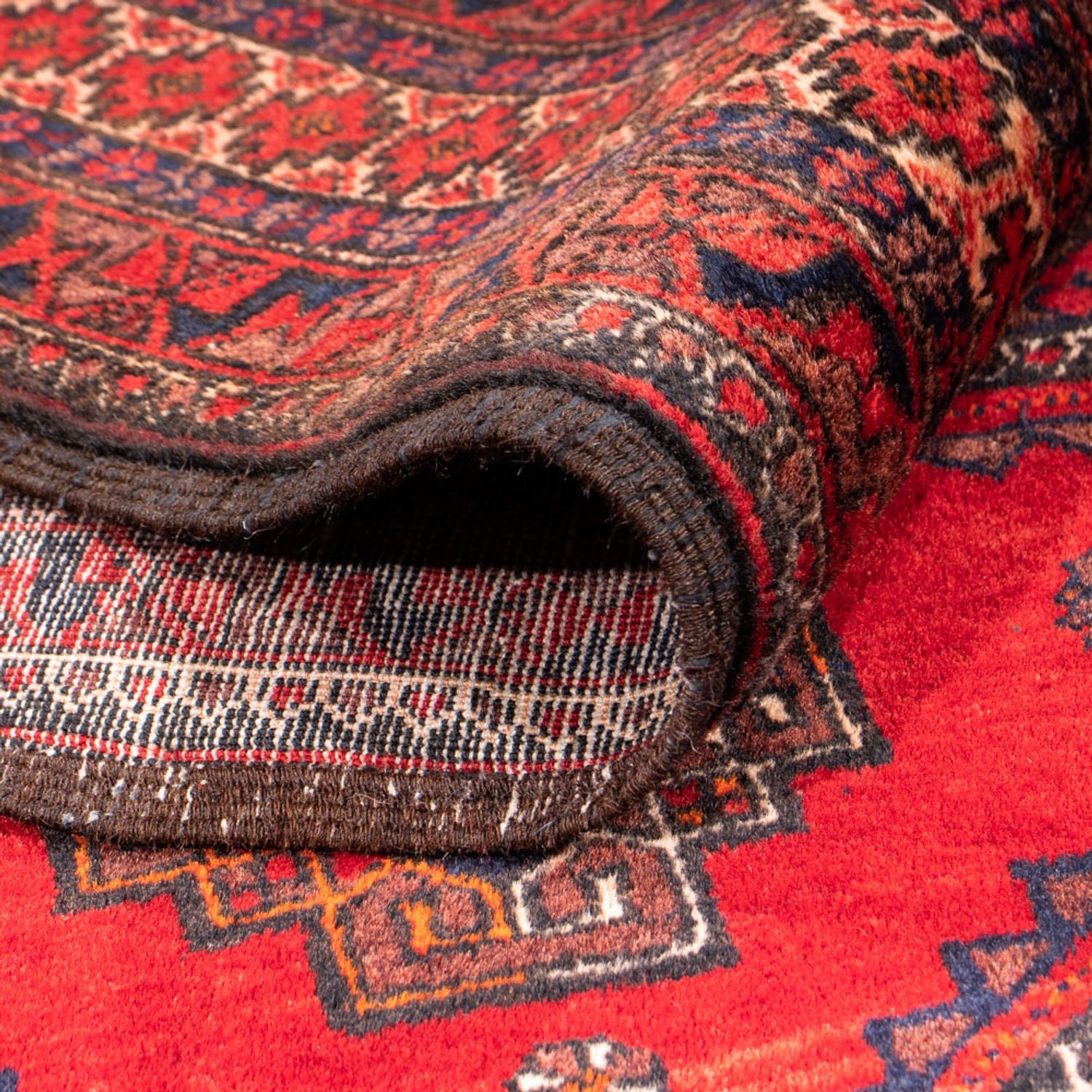 Tapis de couloir Tapis Belutsch - 190 x 100 cm - rouge