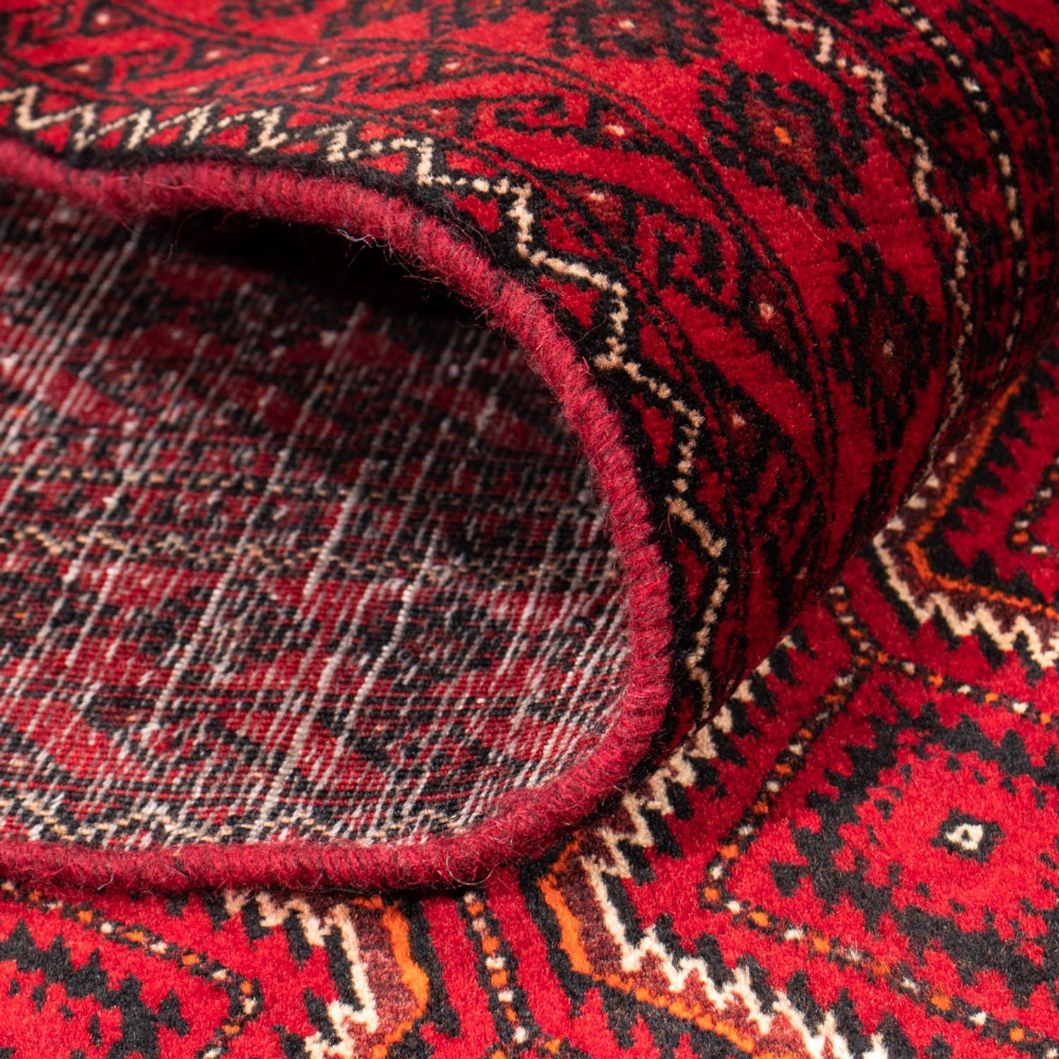 Tapis de couloir Tapis Belutsch - 198 x 92 cm - rouge