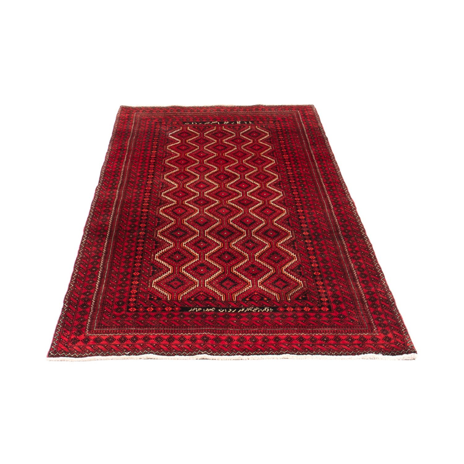 Tapis de couloir Tapis Belutsch - 198 x 92 cm - rouge