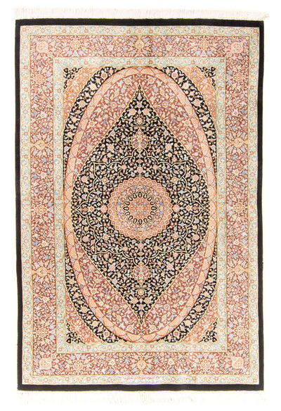 Tapis de Qom en soie Tapis 101x154cm - Tapis persan