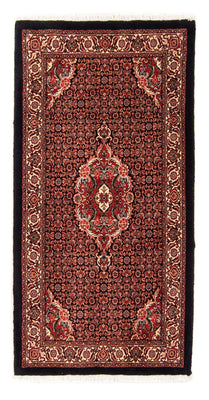 Tapis persan - Bidjar - 145 x 72 cm - bleu foncé