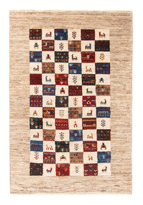 Tapis Gabbeh - Loribaft Persan - 129 x 81 cm - multicolore