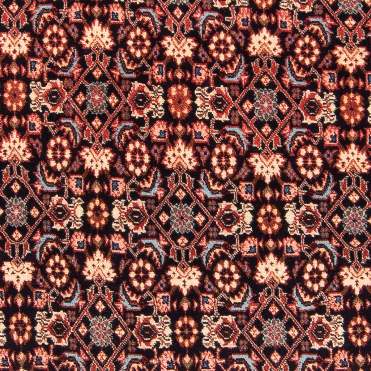 Tapis persan - Bidjar - 149 x 85 cm - bleu foncé