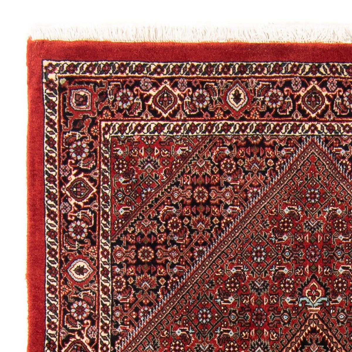 Tapis persan - Bidjar - 140 x 92 cm - rouge