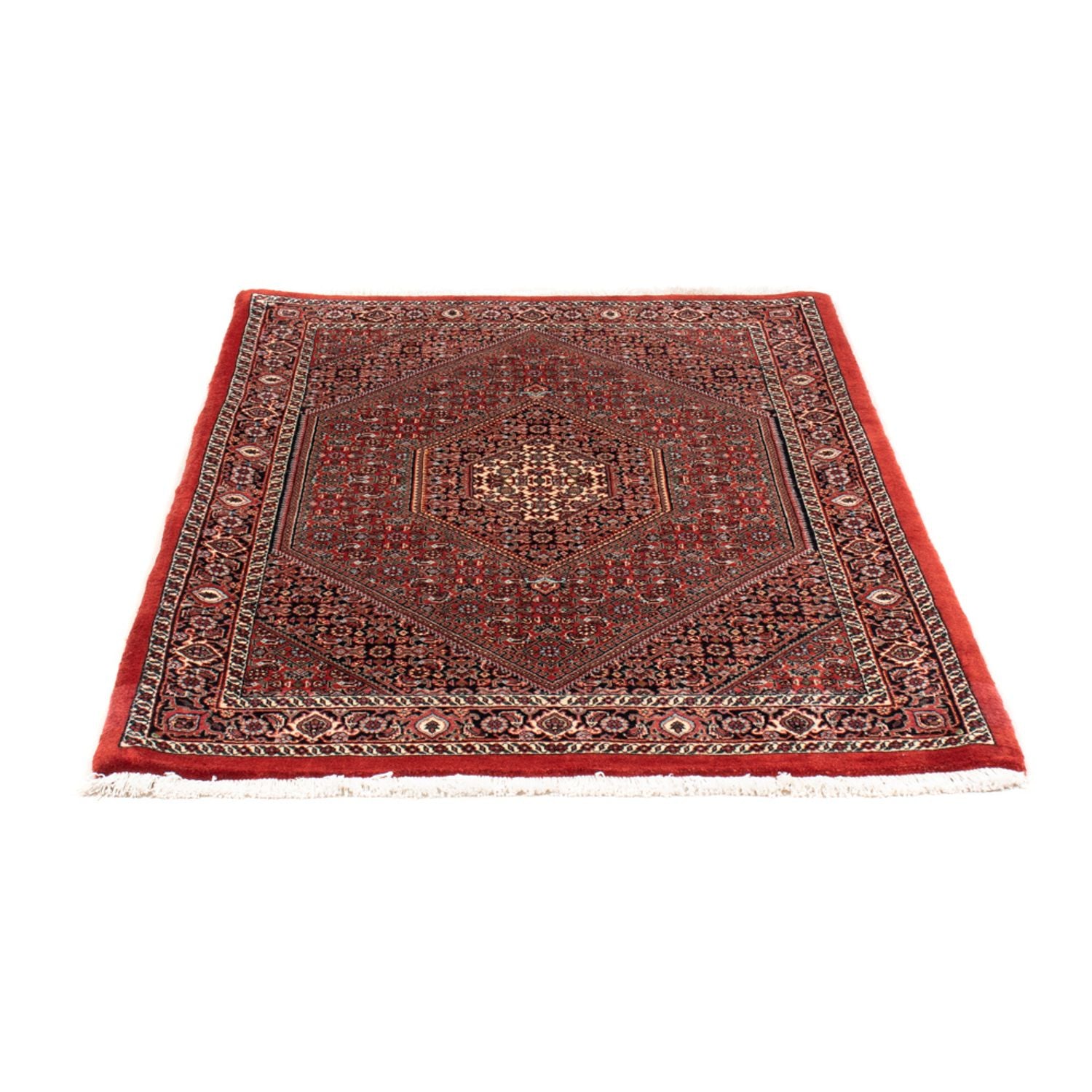 Tapis persan - Bidjar - 140 x 92 cm - rouge