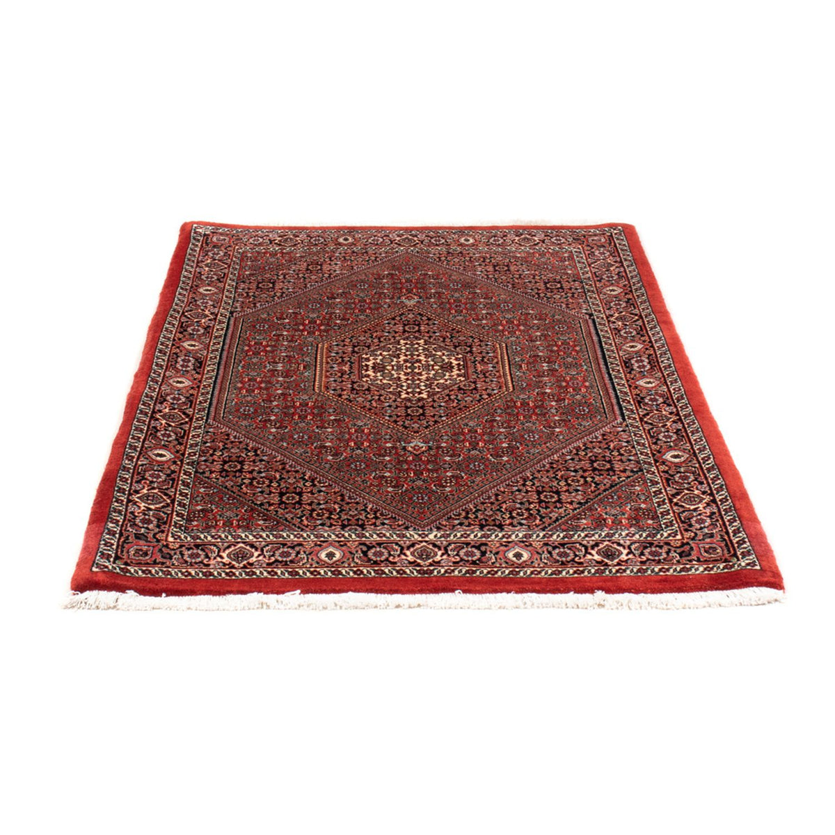 Tapis persan - Bidjar - 140 x 92 cm - rouge