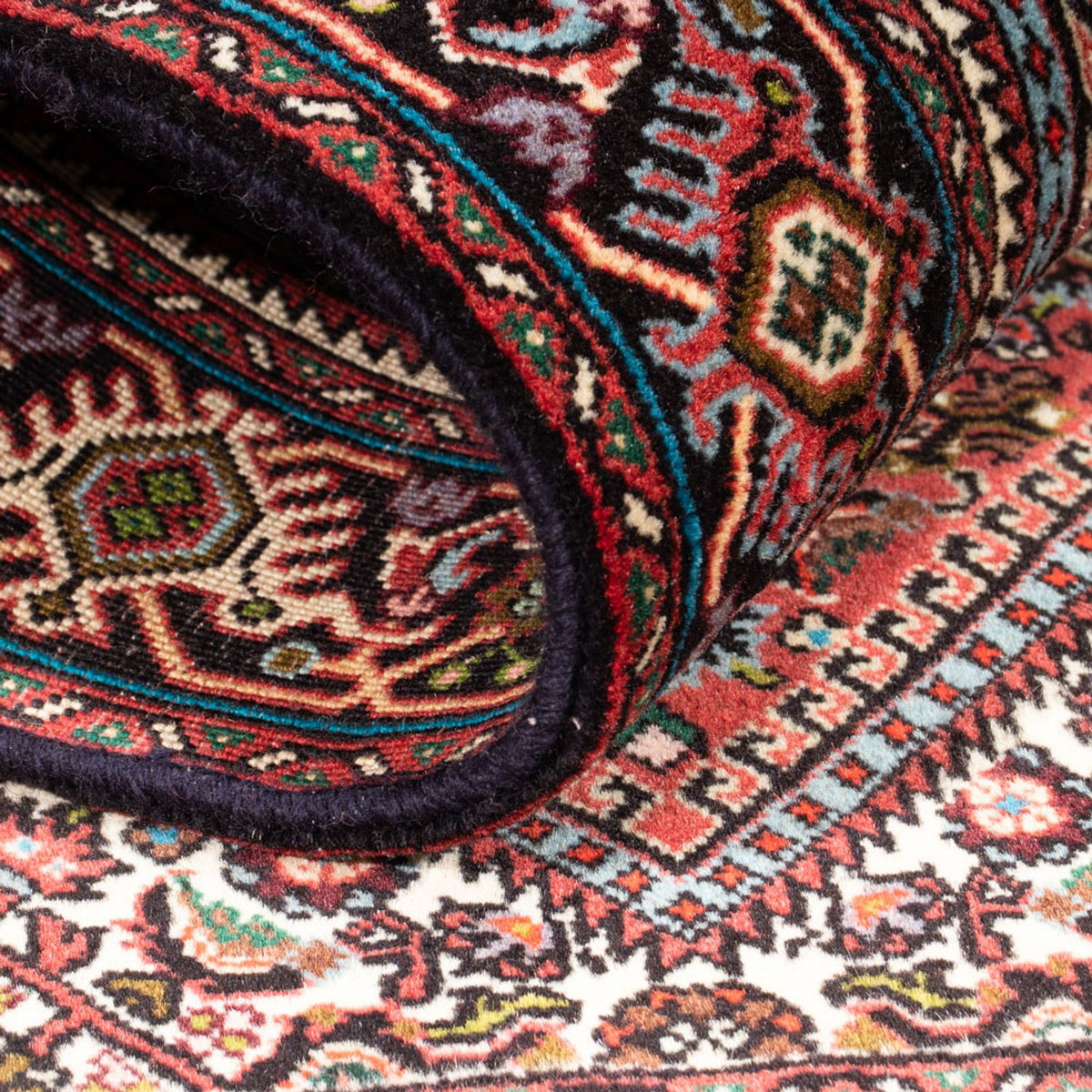 Tapis persan - Bidjar - 140 x 82 cm - rouge