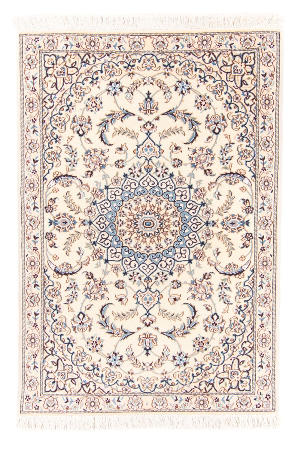Tapis persan - Nain - Premium - 150 x 100 cm - beige