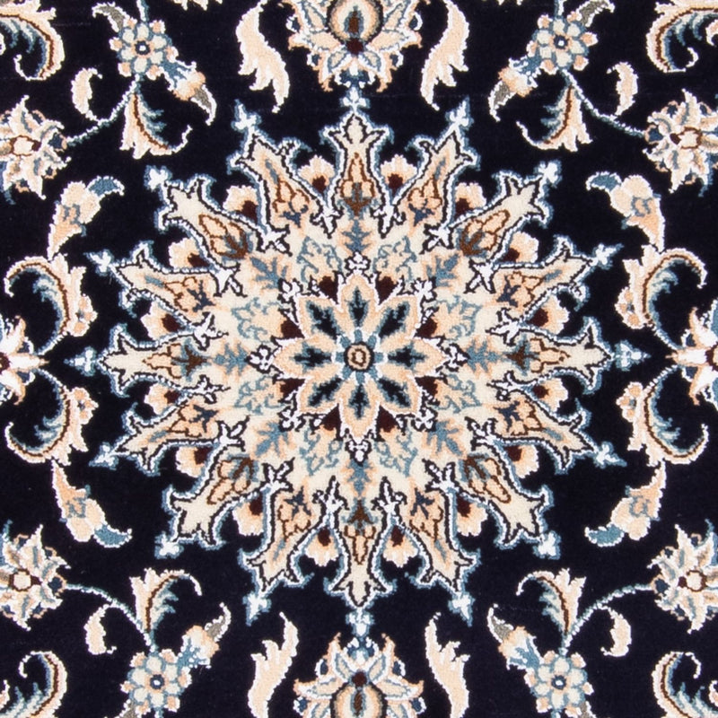 Tapis persan - Nain - Royal - 150 x 100 cm - bleu foncé