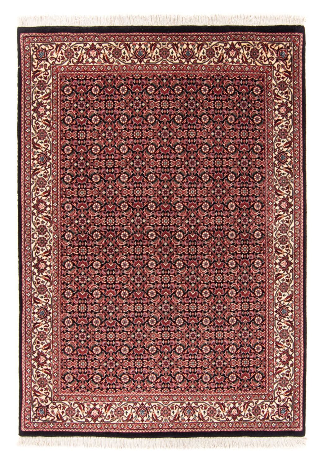 Tapis persan - Bidjar - 163 x 111 cm - bleu foncé